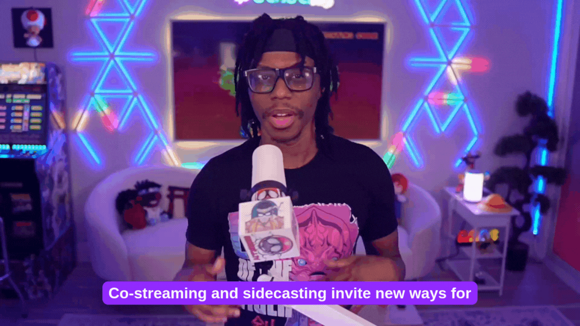 SenseiCJ talking about co-streaming and sidecasting